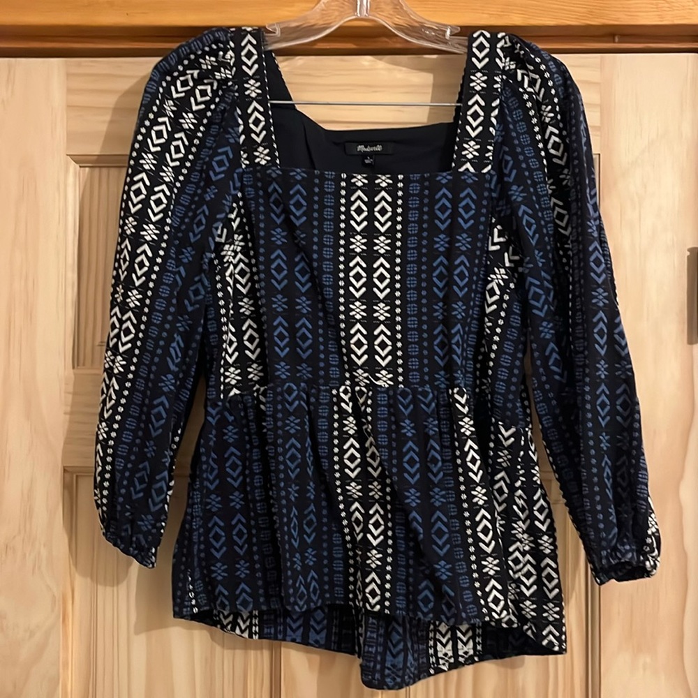 Madewell Peplum Top